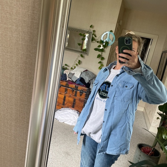 Wrangler Button Down Shacket - Picture 3 of 12